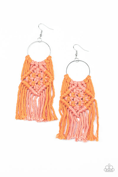 Macrame Rainbow - Orange Paparazzi