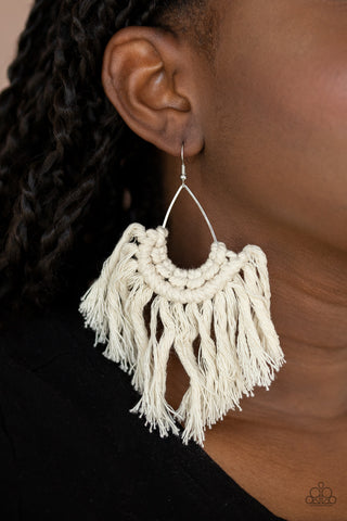 Wanna Piece Of MACRAME? - White Paparazzi