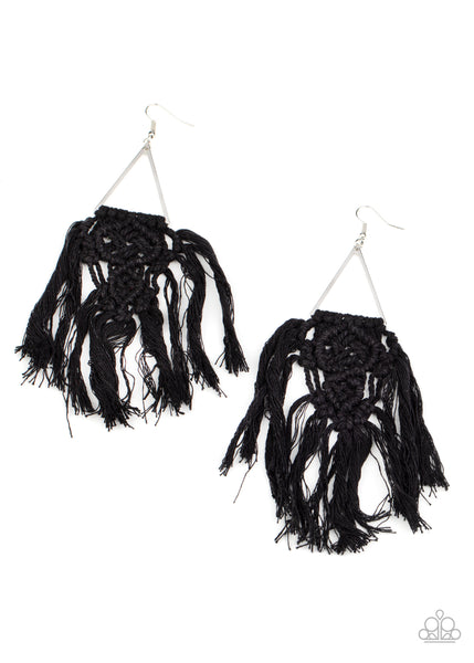 Modern Day Macrame - Black Paparazzi