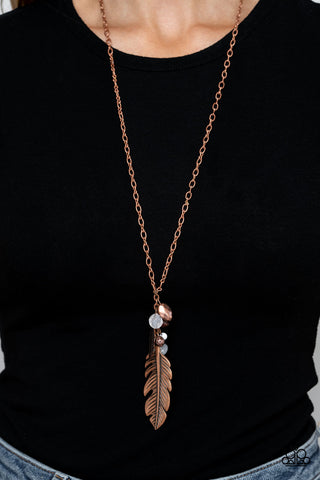 Feather Flair - Copper Paparazzi