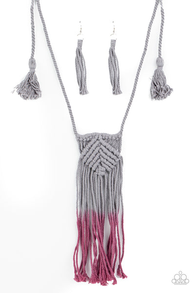 Look At MACRAME Now - Purple Paparazzi