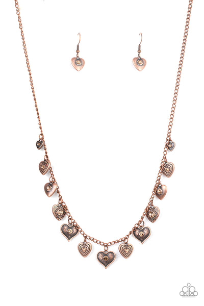 Lovely Lockets - Copper Paparazzi