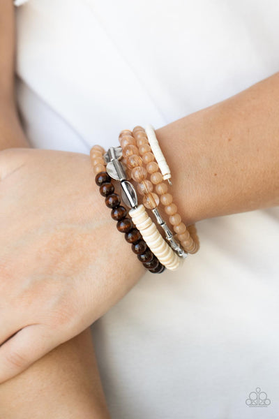 Free-Spirited Spiral - Brown Paparazzi