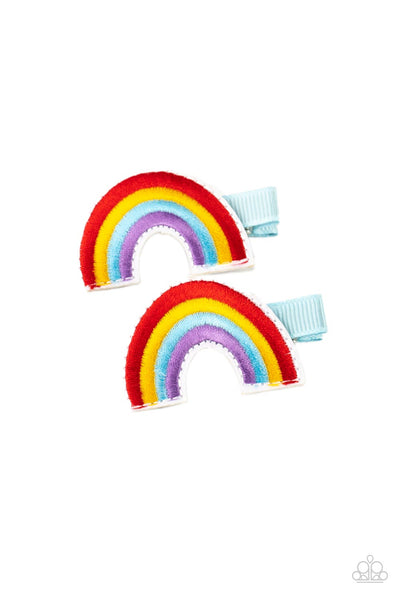 Follow Your Rainbow - Multi Paparazzi Hair Clips