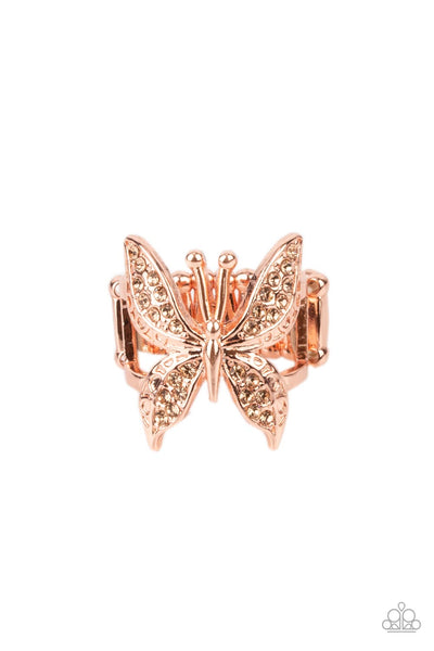 Blinged Out Butterfly - Copper Paparazzi