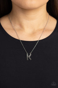 Leave Your Initials - Silver - K Paparazzi